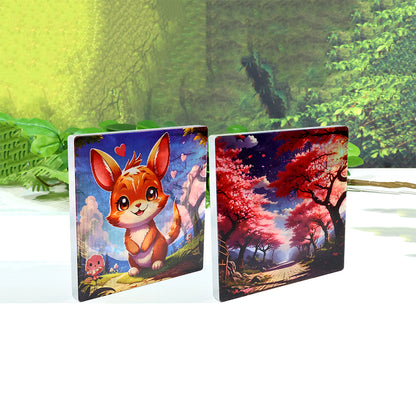 Présentoir en acrylique lenticulaire de forme personnalisée - Premier trimestre 2025