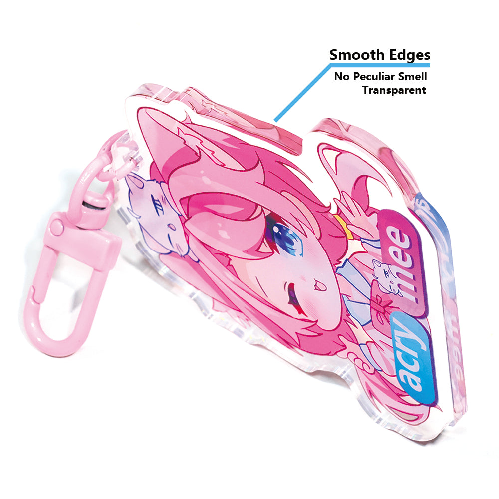 Custom Clear Acrylic Keychain | Acrymee