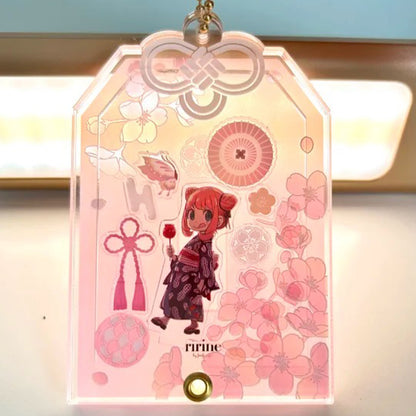 Benutzerdefinierter Acryl -Omamori -Anhänger