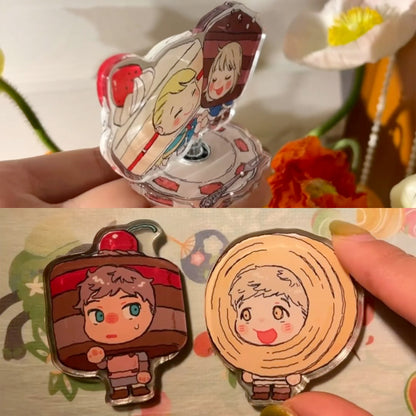 Custom Rotating Acrylic Standees