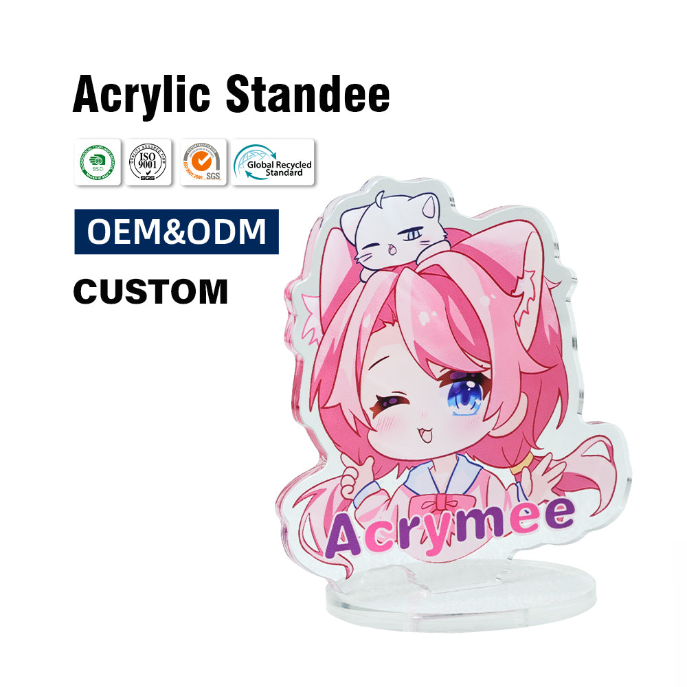 Custom Clear Acrylic Standees