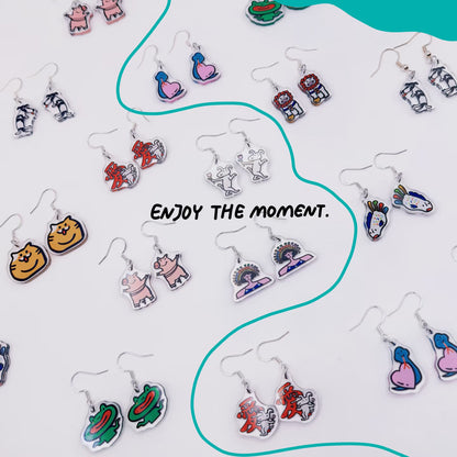 Custom Acrylic Earrings First Quarter 2025