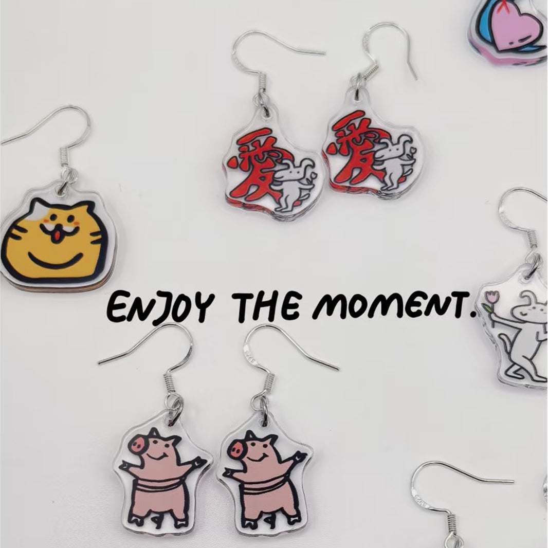 Custom Acrylic Earrings First Quarter 2025