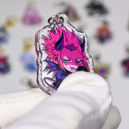 Custom Epoxy Glitter Keychain