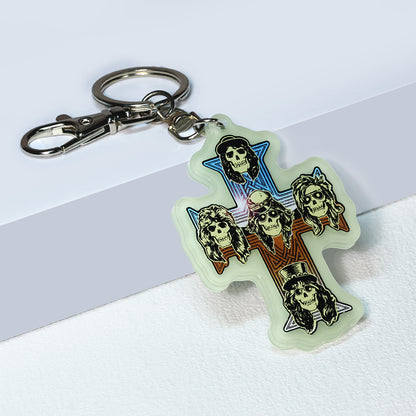 Custom Glow In The Dark Acrylic Keychains
