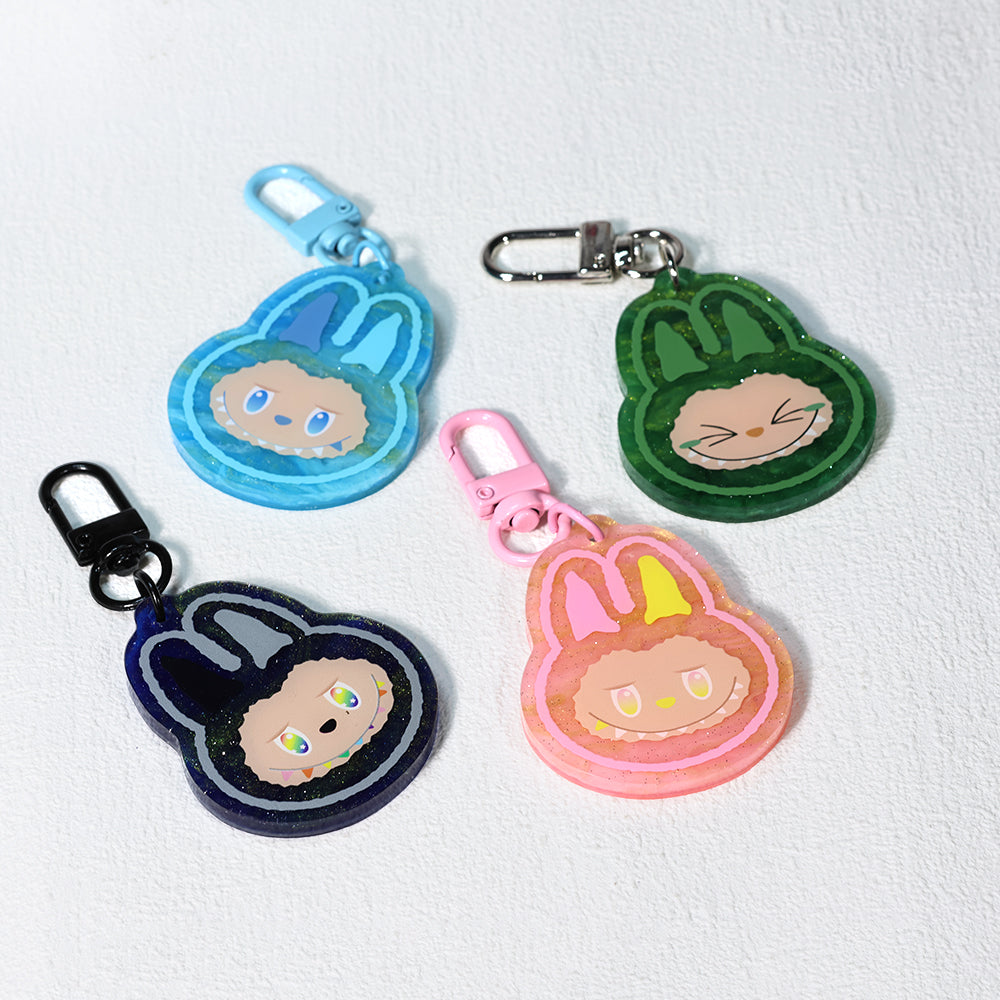 Custom Pearl Acrylic Keychains