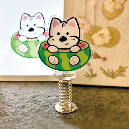 Custom Custom Spring Shaker Acrylic Standees