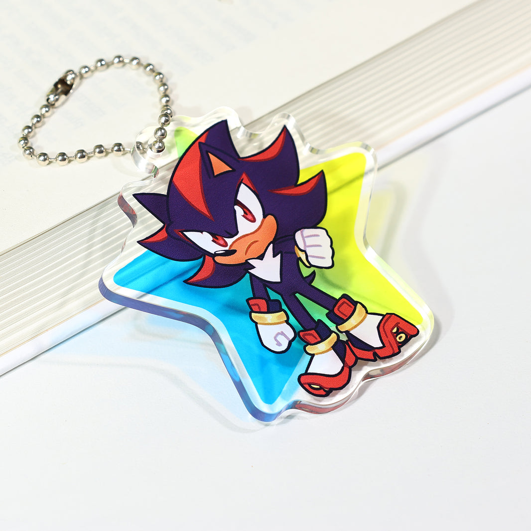 Shadow The Hedgehog Keychain
