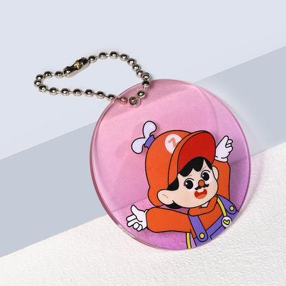 Benutzerdefinierte klare PVC Soft Gummi -Schlüsselbund