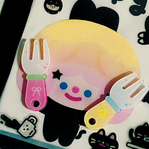 Fourchette en acrylique personnalisée