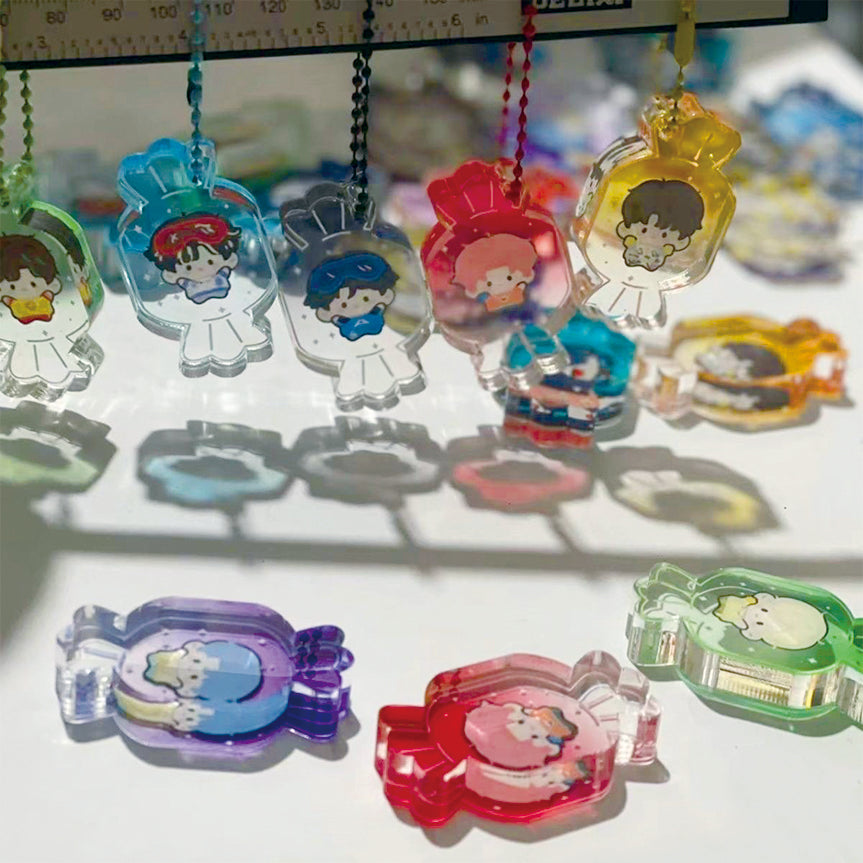 Custom Acrylic Candy Keychain