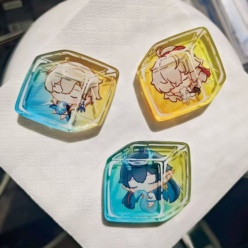 Custom acrylic small ice cubes