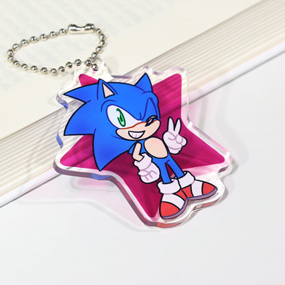 Shadow The Hedgehog Keychain