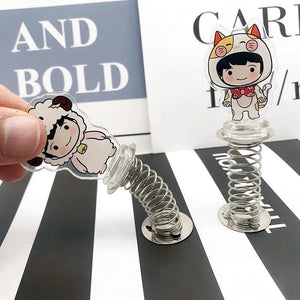 Présentoirs en acrylique personnalisés à ressort 