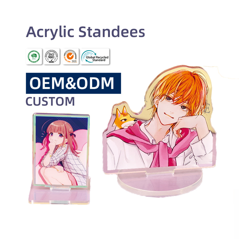 Custom Clear Acrylic Standees