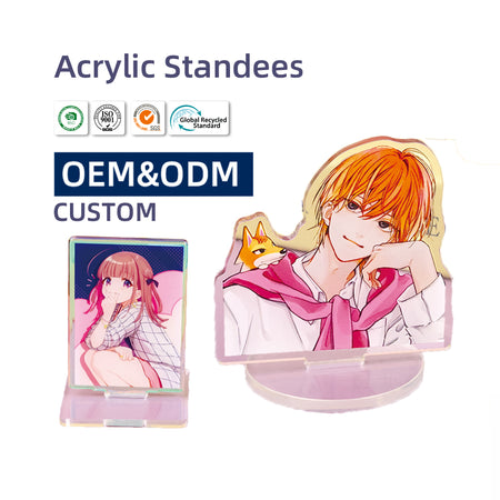 Custom Clear Acrylic Standees