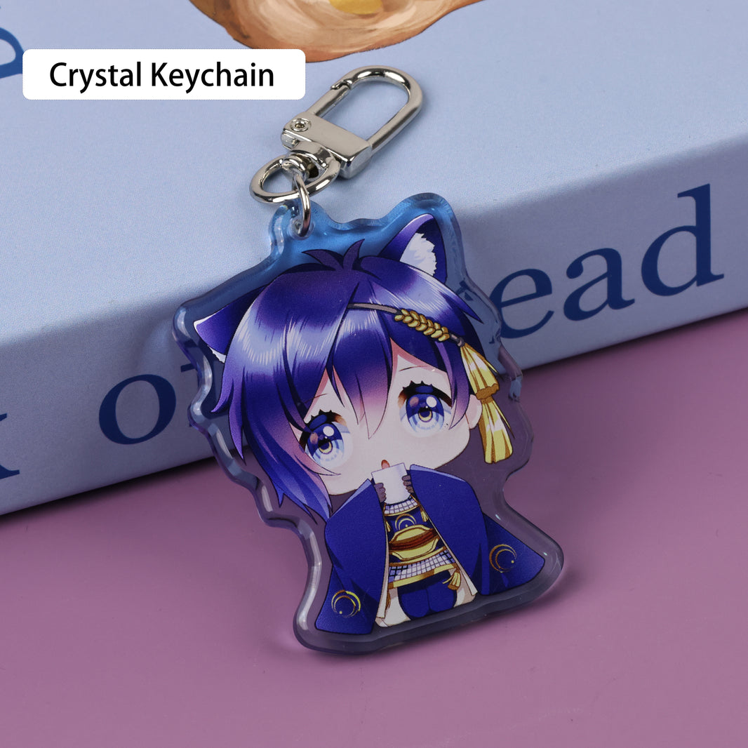 Custom Clear Acrylic Keychain First Quarter 2025