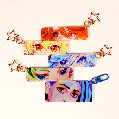 Custom Translucent Pupils Acrylic Charms | Acrymee