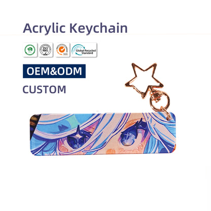 Custom Translucent Pupils Acrylic Charms | Acrymee