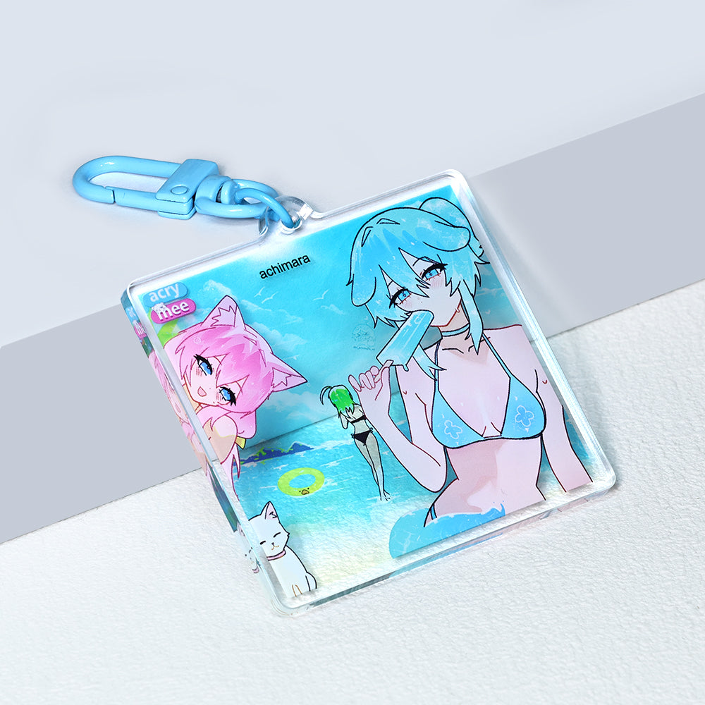 Custom Clear Acrylic Keychain