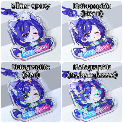 Custom Clear Acrylic Keychain