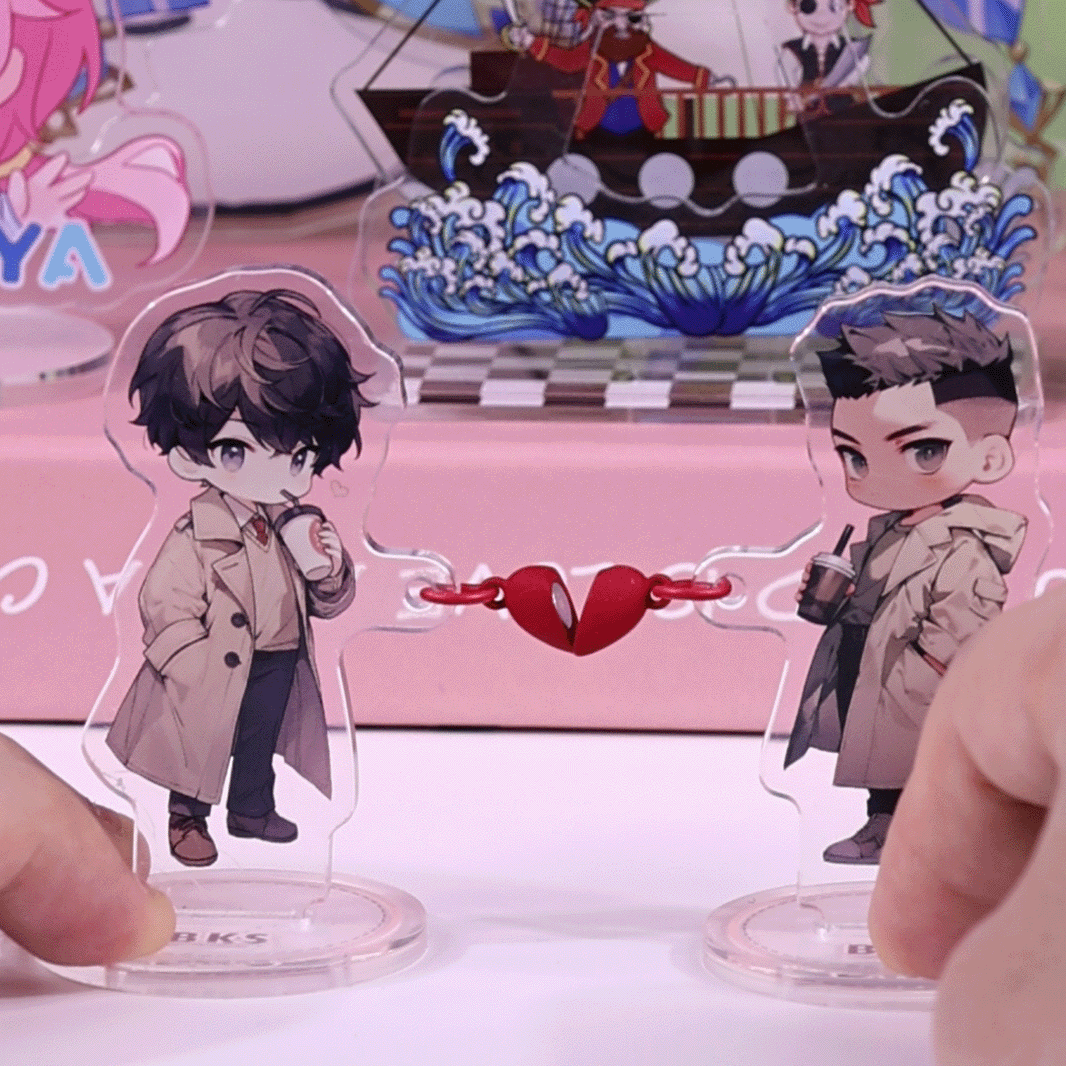 Custom Heart Magnetic Standee