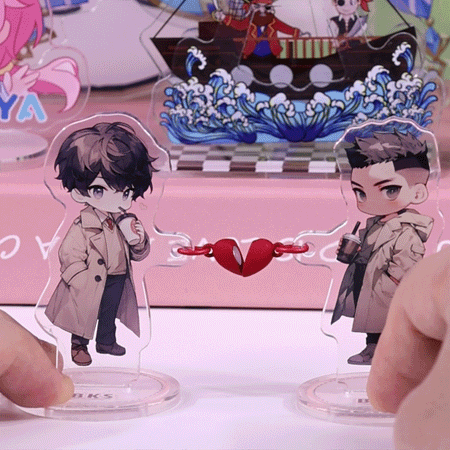 Custom Heart Magnetic Standee