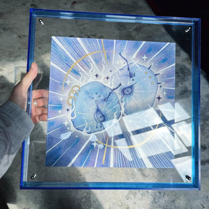 Cadre photo en acrylique sur mesure