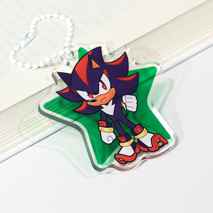 Shadow The Hedgehog Keychain