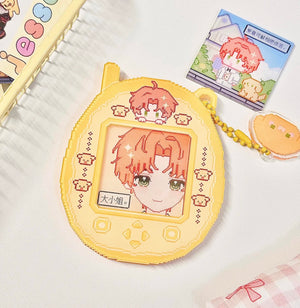 Porte-clés/breloques en acrylique lenticulaire personnalisables et interchangeables | Acrymee 