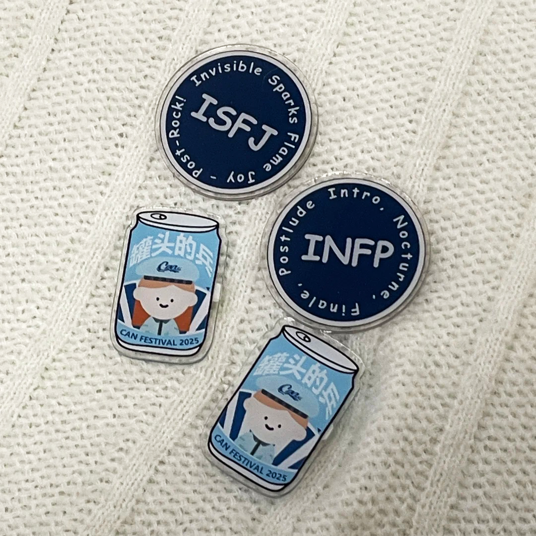 Custom Hot Stamping Acrylic Pin