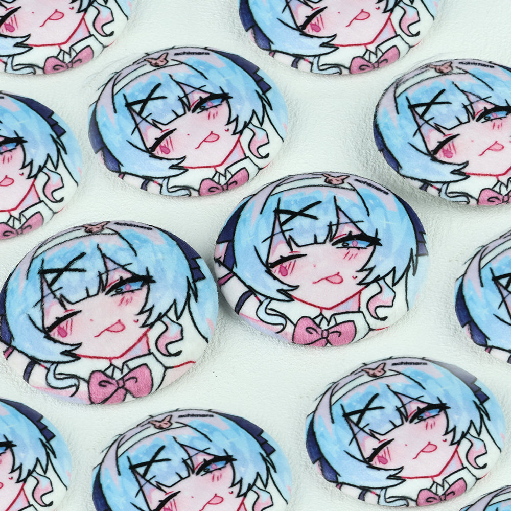 Custom Plush Button Pins First Quarter 2025