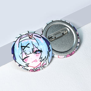 Pins en peluche personnalisés (badges ronds) 