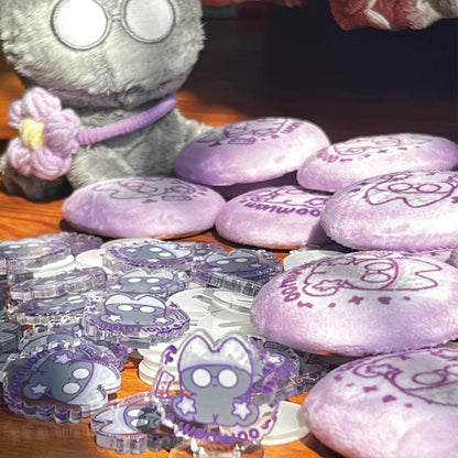 Custom Plush Button Pins