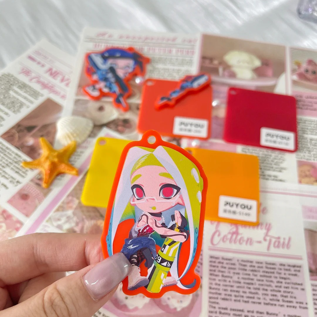 Custom Non Clear Acrylic Keychain