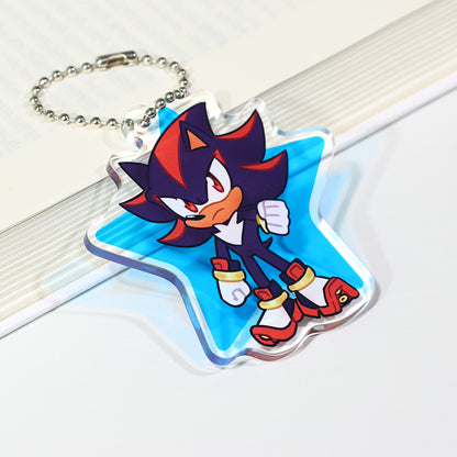 Shadow The Hedgehog Keychain