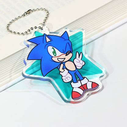 Shadow The Hedgehog Keychain
