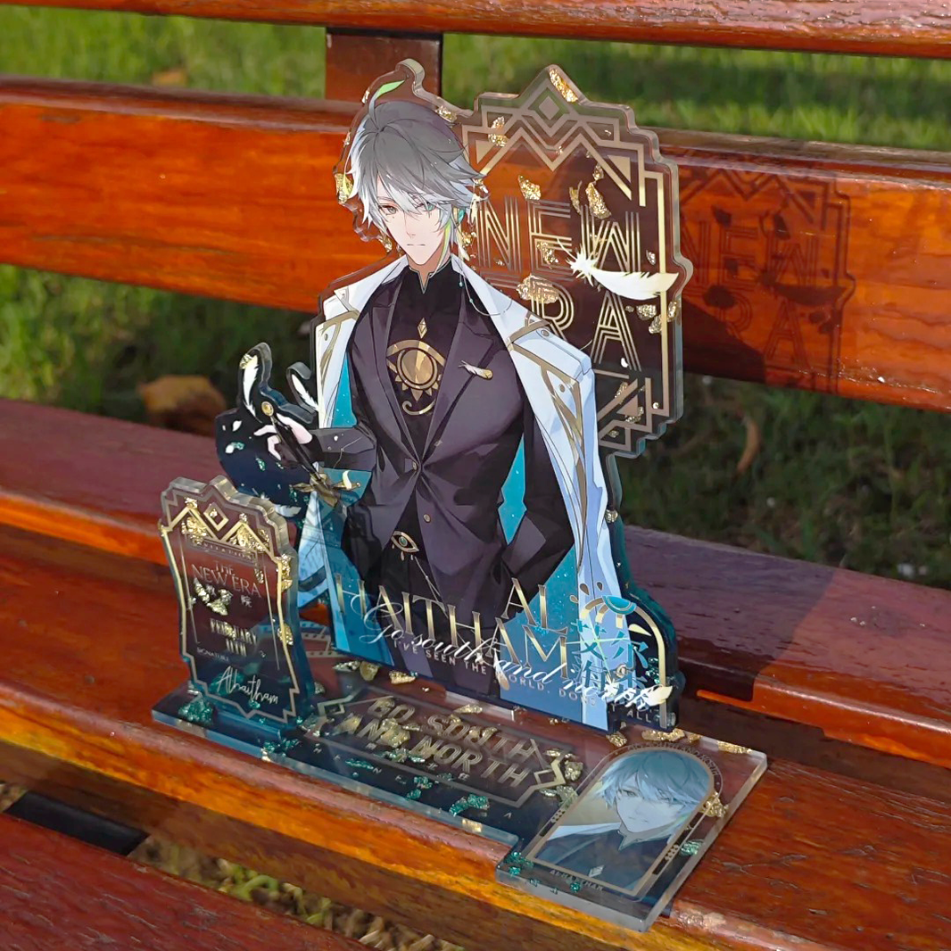 Custom Hot Stamping Acrylic Standees