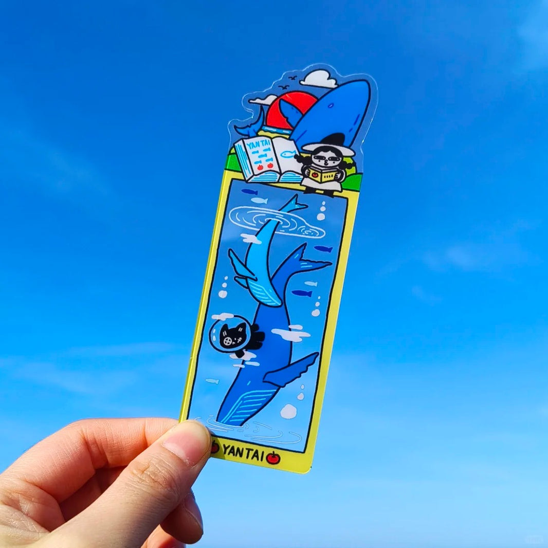 Custom acrylic thin bookmark